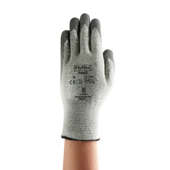 Ansell Grey Anti Cut Latex Work Nitrile Coated Gloves